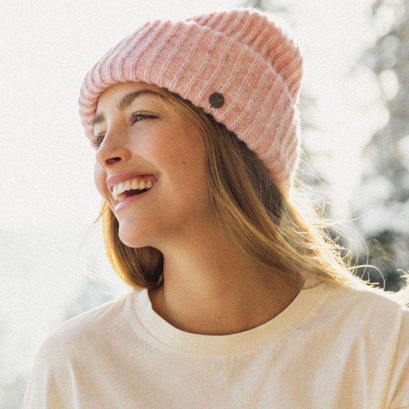 Шапка сноубордична жіноча ROXY Nevea Beanie pink frosting 10