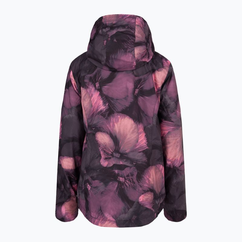 Жіноча сноубордична куртка ROXY Jetty true black pansy 4