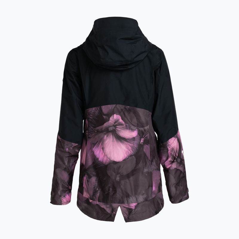 Жіноча сноубордична куртка ROXY Gore-Tex Glade з принтом справжніх чорних браток 7