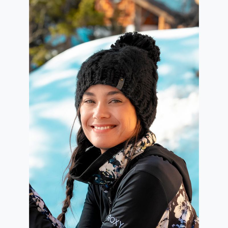 Шапка зимова жіноча ROXY Winter true black 8