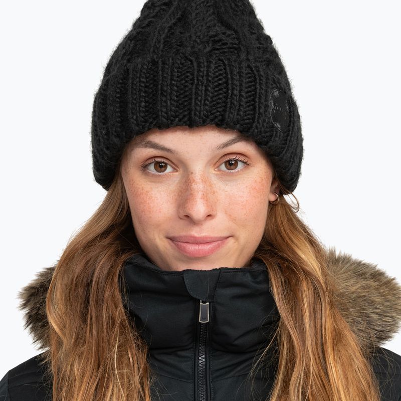 Шапка сноубордична жіноча ROXY Tram Beanie true black 8