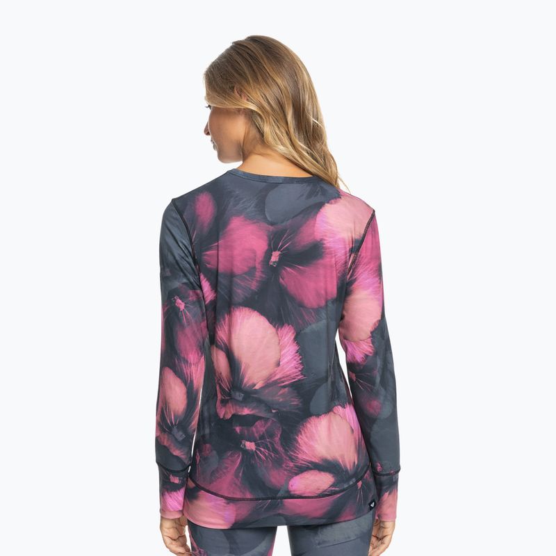 Жіноча термоактивна кофта ROXY Daybreak Top true black pansy pansy 2
