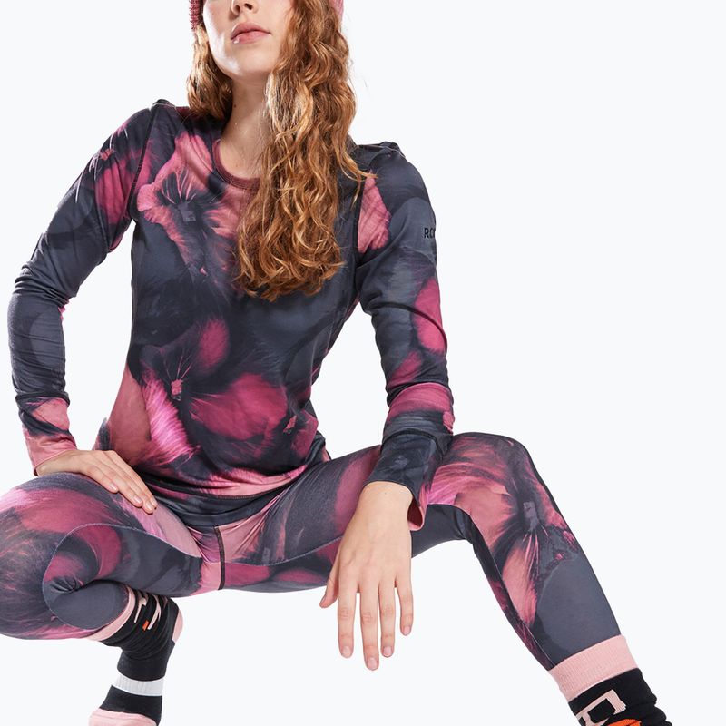 Жіноча термоактивна кофта ROXY Daybreak Top true black pansy pansy 4