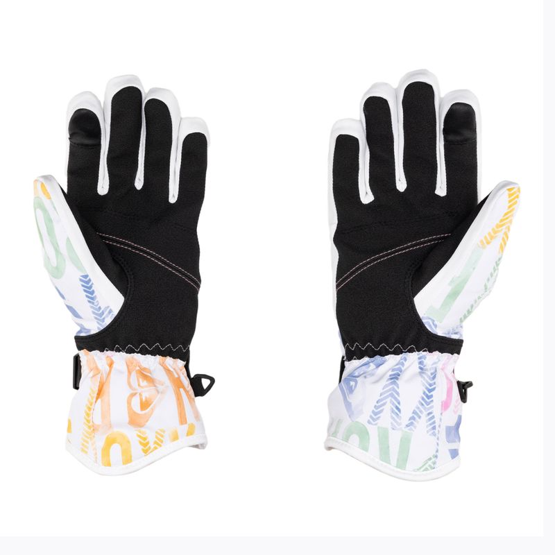Рукавиці сноубордичні жіночі ROXY Jetty black bright white sapin 2