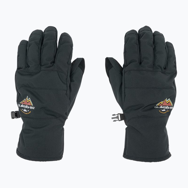 Чоловічі сноубордичні рукавички Quiksilver Cross true black 3