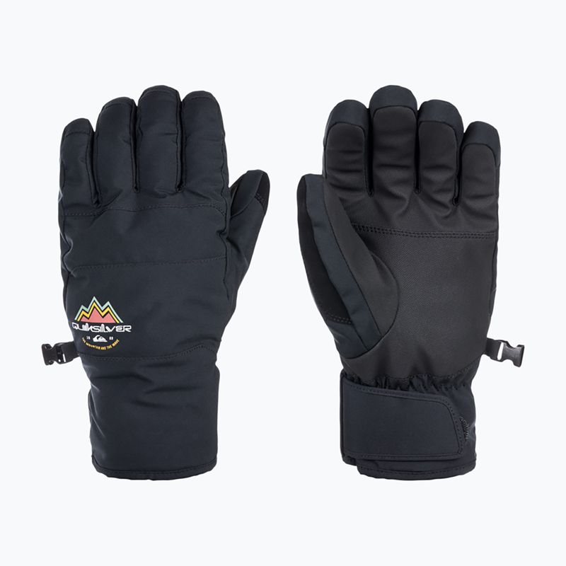 Чоловічі сноубордичні рукавички Quiksilver Cross true black 6