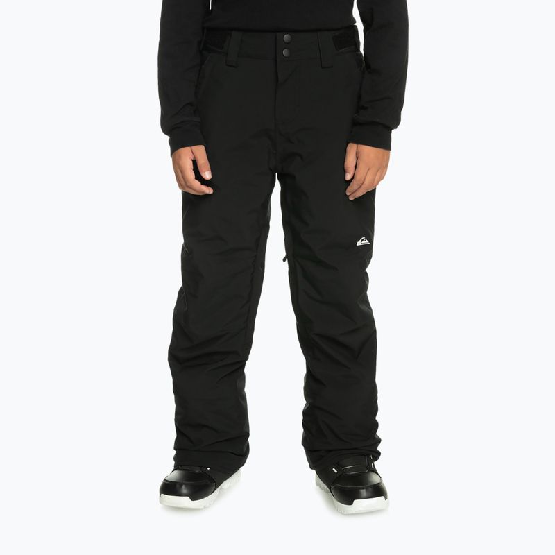 Дитячі сноубордичні штани Quiksilver Estate Youth true black