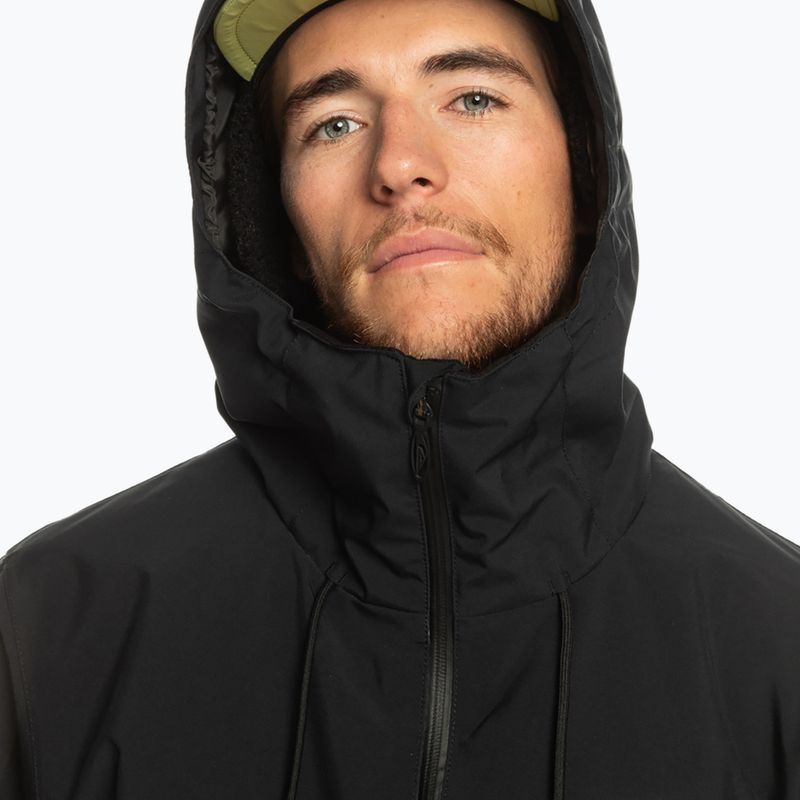 Чоловіча сноубордична куртка Quiksilver High In The Hood справжній чорний 4