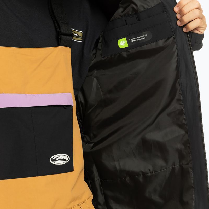 Чоловіча сноубордична куртка Quiksilver High In The Hood справжній чорний 10