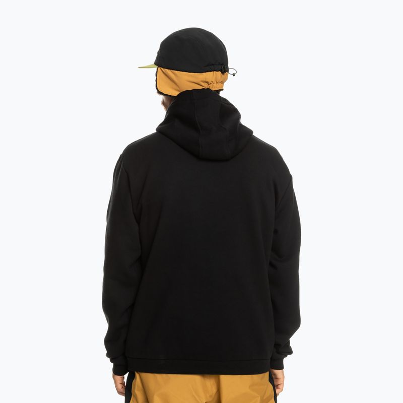 Чоловіча толстовка Quiksilver з великим логотипом EQYFT04786 темно-чорна 3