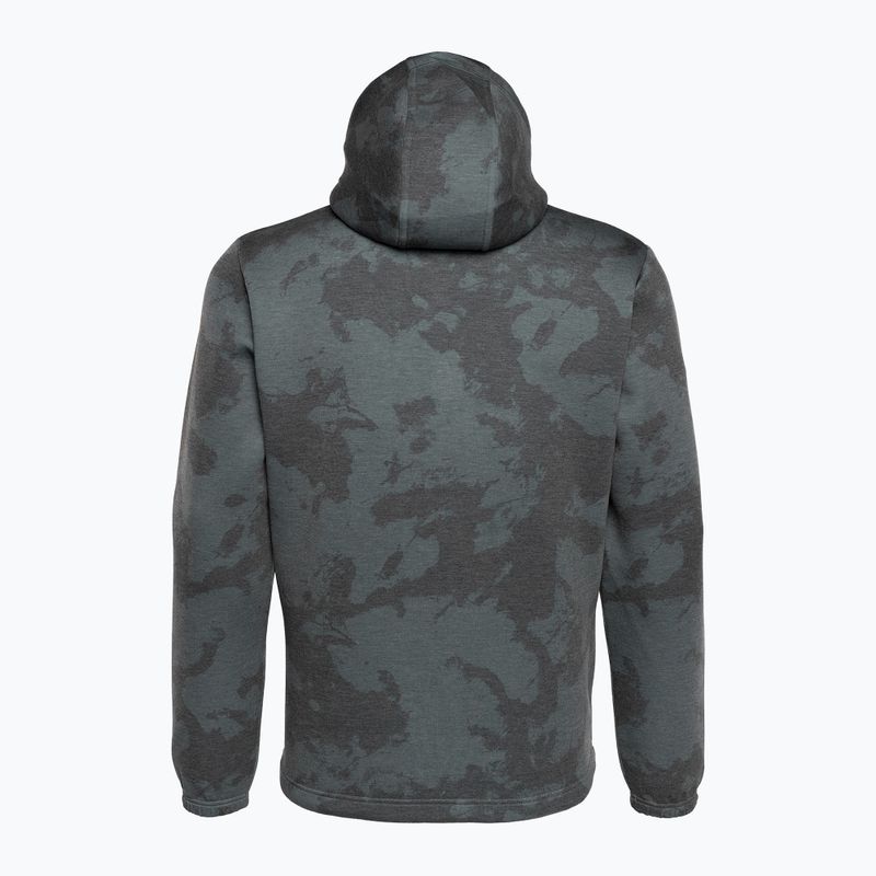 Quiksilver Shredder Hoodie краватка барвник справжній чорний світшот для сноуборду 2