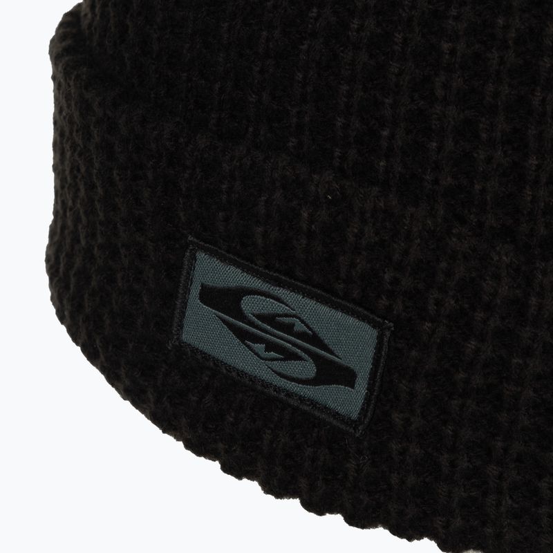 Чоловіча зимова шапка Quiksilver Tofino Beanie справжній чорний 4