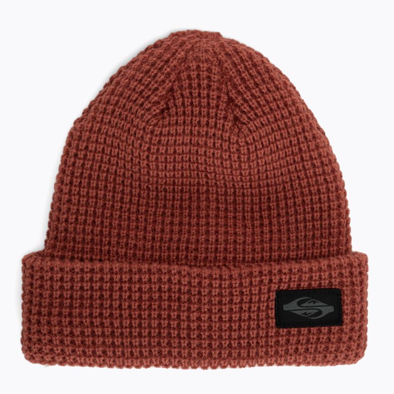 Чоловіча зимова шапка Quiksilver Tofino beanie marsala 5