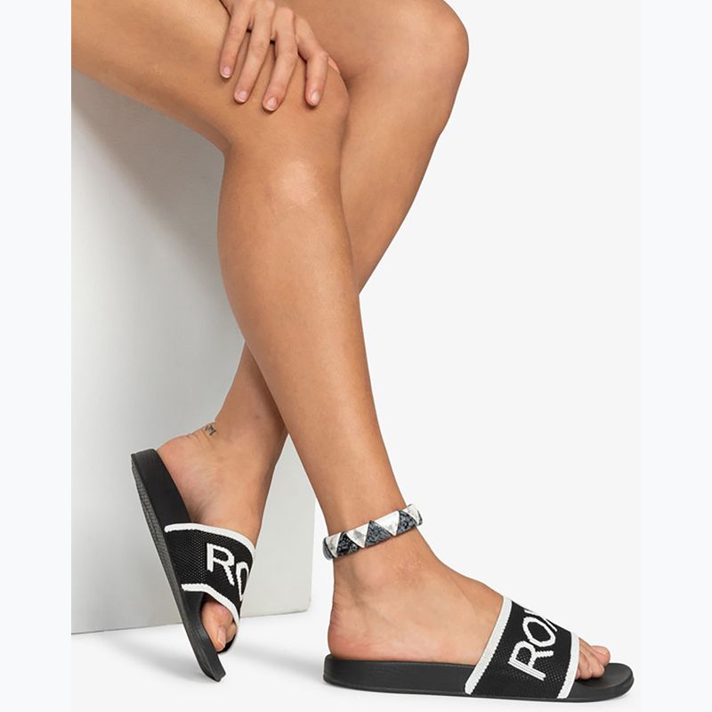 Шльопанці жіночі ROXY Slippy Knit black 5