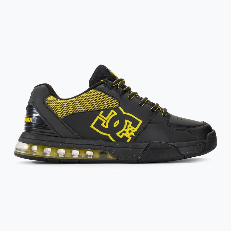 Кросівки чоловічі DC Versatile Le black/yellow 2