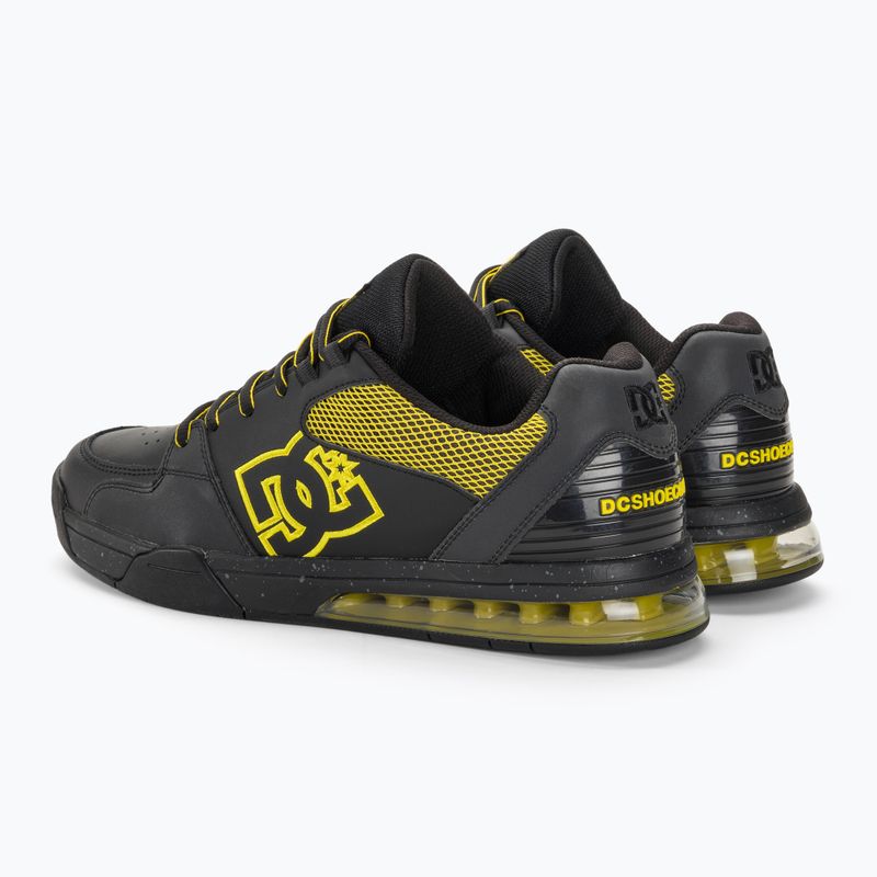 Кросівки чоловічі DC Versatile Le black/yellow 3