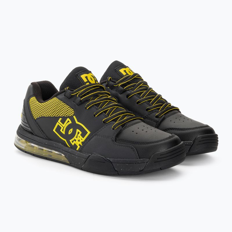 Кросівки чоловічі DC Versatile Le black/yellow 4