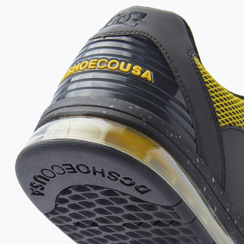 Кросівки чоловічі DC Versatile Le black/yellow 12