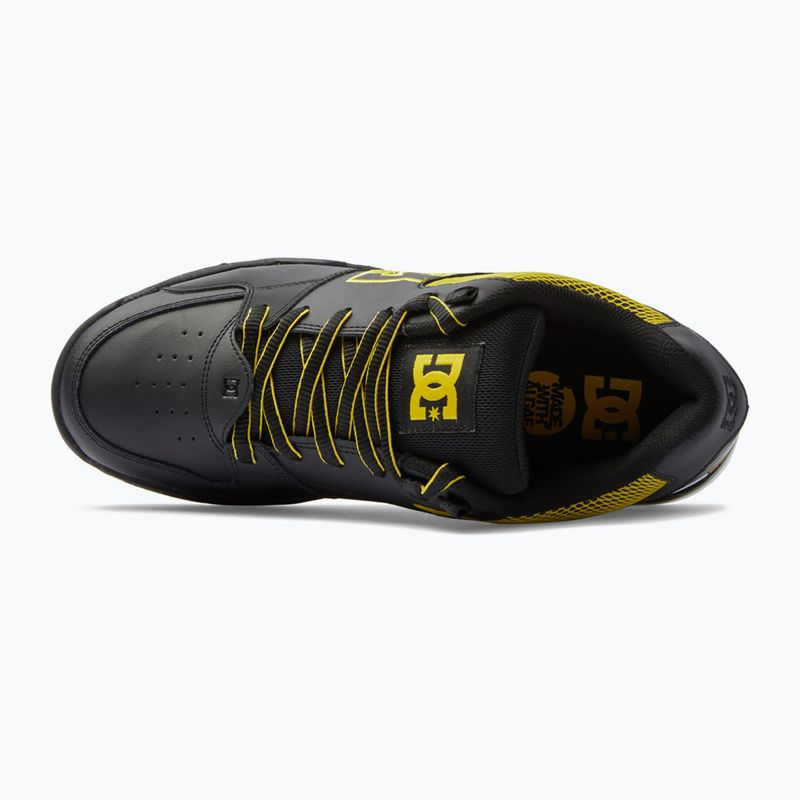 Кросівки чоловічі DC Versatile Le black/yellow 13