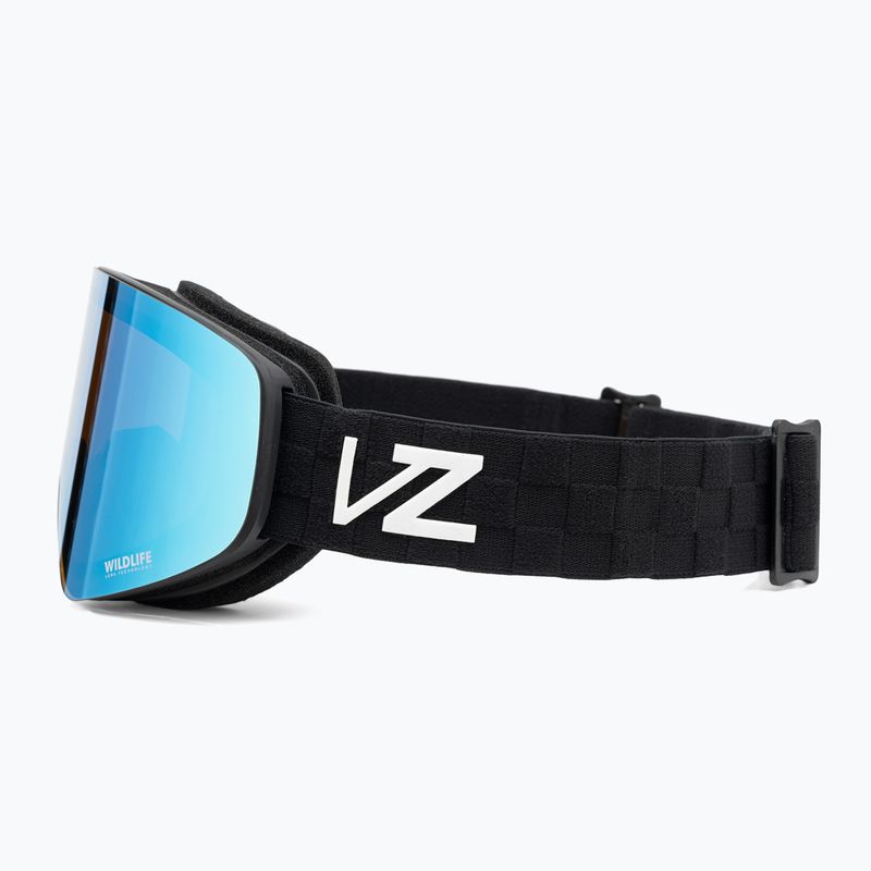 Маска сноубордична VonZipper Encore black satin/wildlife stellar chrome 4