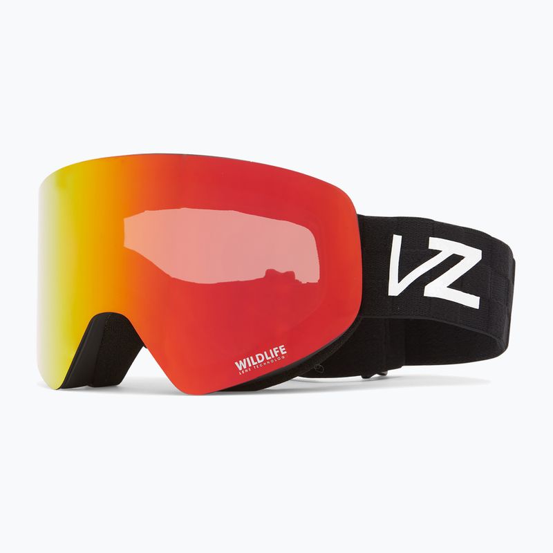 Маска сноубордична VonZipper Encore black satin/wildlife fire chrome 5