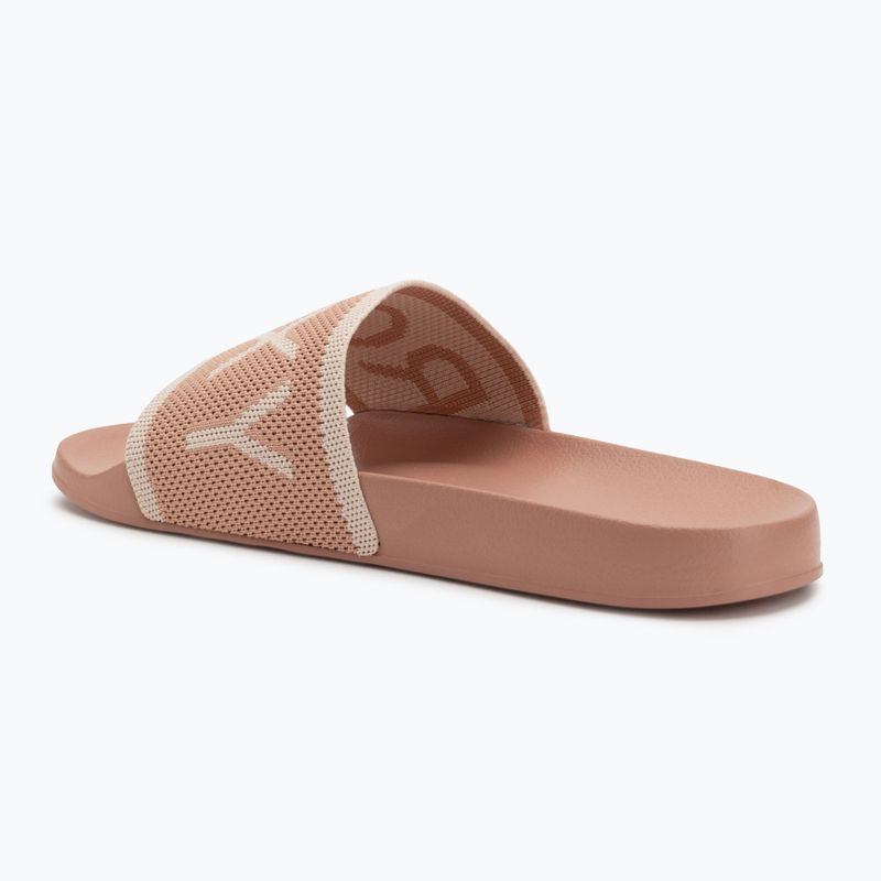 Шльопанці жіночі ROXY Slippy Knit wheat/turkish coffee 3