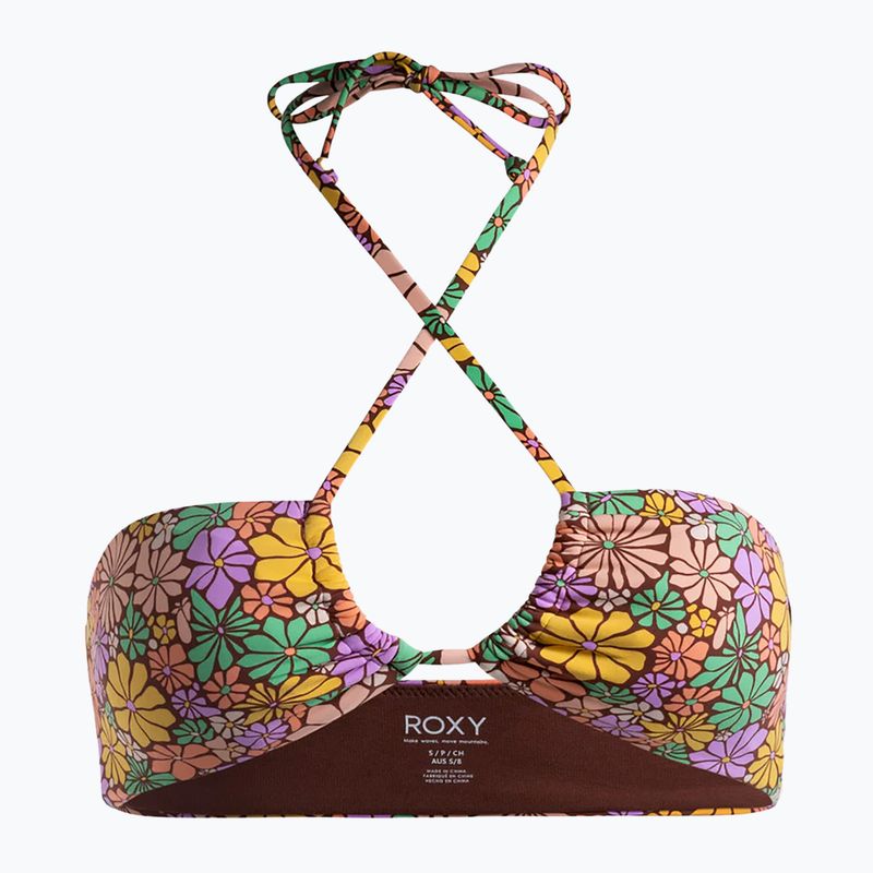 Купальник ROXY All About Sol Bandeau top root beer all about sol mini 2