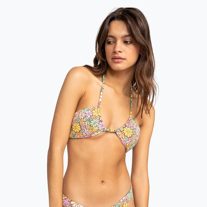 Купальник ROXY All About Sol Bandeau top root beer all about sol mini 7