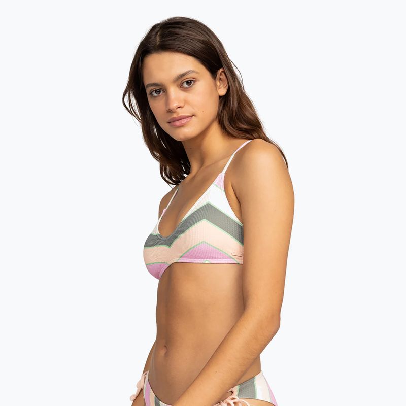 Купальник на бретелях ROXY Vista Stripe Верх купальника агавовий зелений з дуже виразною смужкою 5
