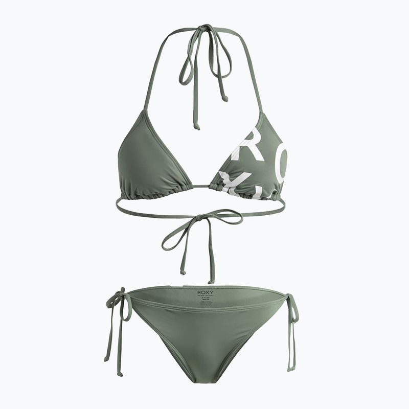 Жіночий роздільний купальник ROXY Beach Classics Tie Side агава зелений