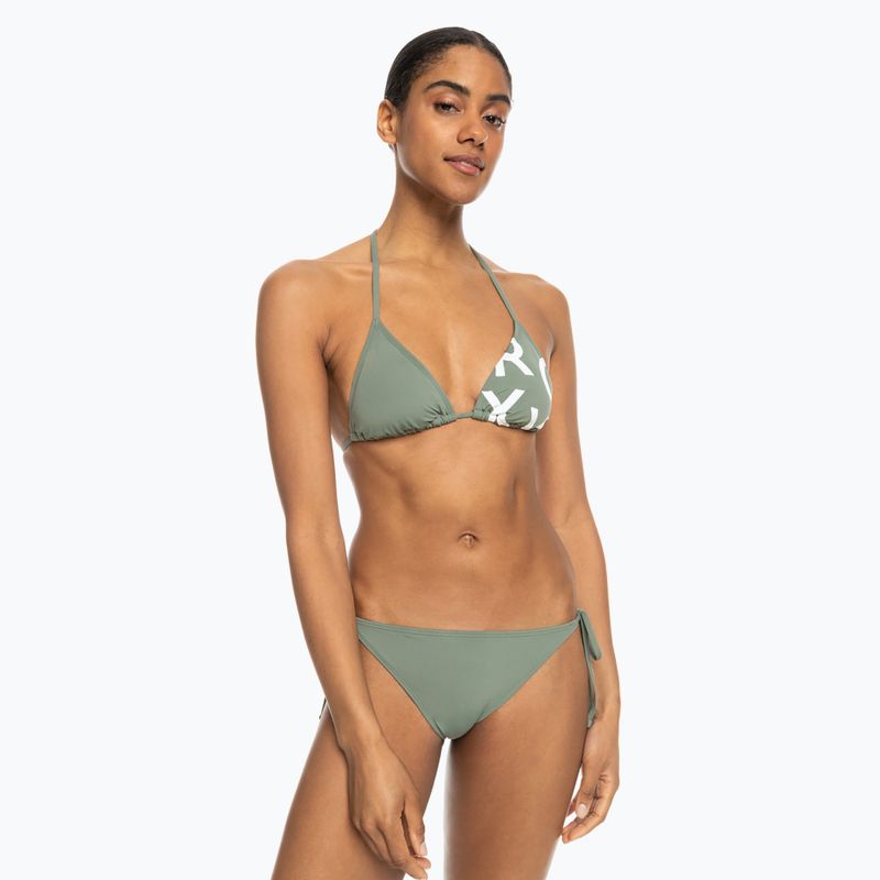 Жіночий роздільний купальник ROXY Beach Classics Tie Side агава зелений 3