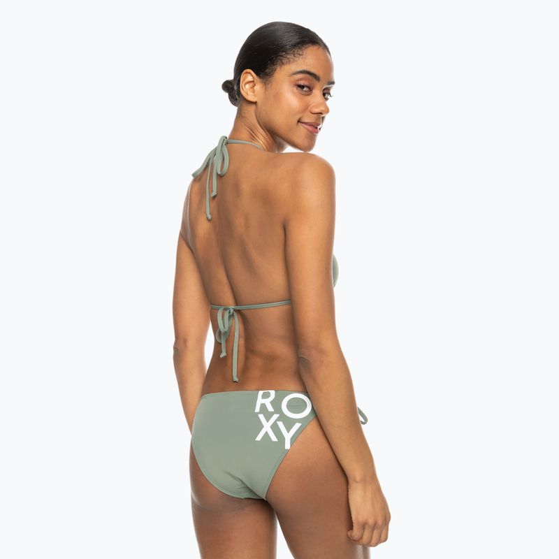 Жіночий роздільний купальник ROXY Beach Classics Tie Side агава зелений 6