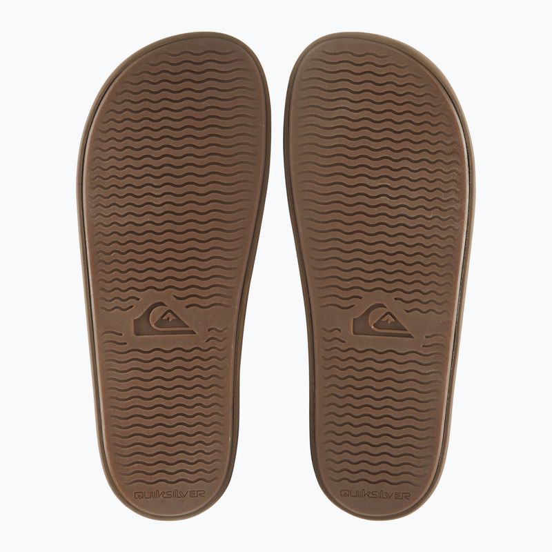 Замшеві чоловічі шльопанці Quiksilver Rivi tan 1 4