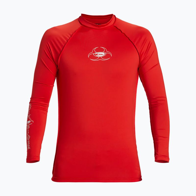 Чоловічий лонгслів для плавання Quiksilver Saturn UPF50 з високим ризиком червоного кольору 5