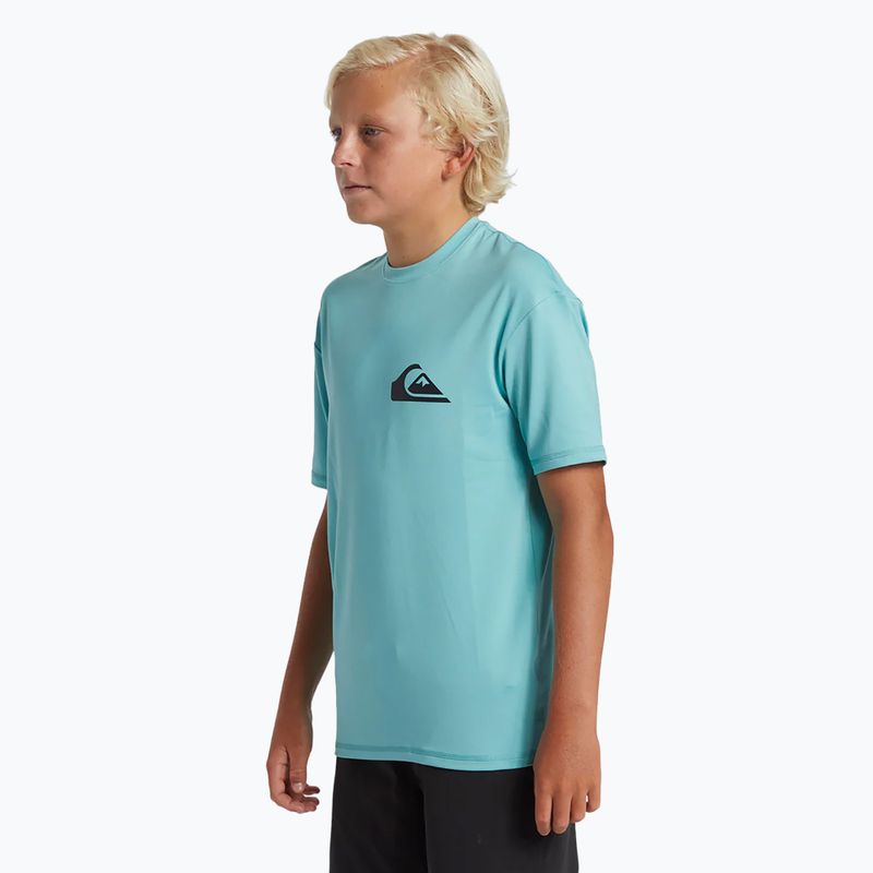 Дитяча футболка для плавання Quiksilver Everyday Surf Tee морська синя 2