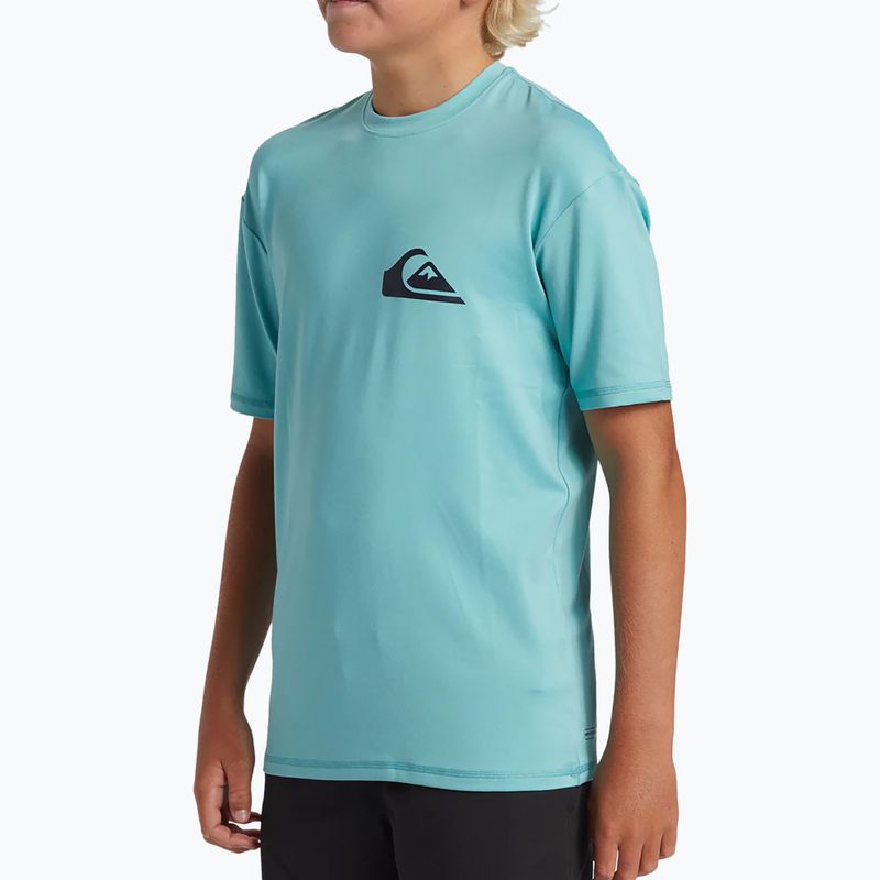 Дитяча футболка для плавання Quiksilver Everyday Surf Tee морська синя 4