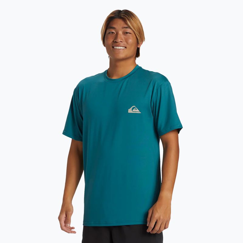 Чоловіча футболка для плавання Quiksilver Everyday Surf Tee колоніального синього кольору 3