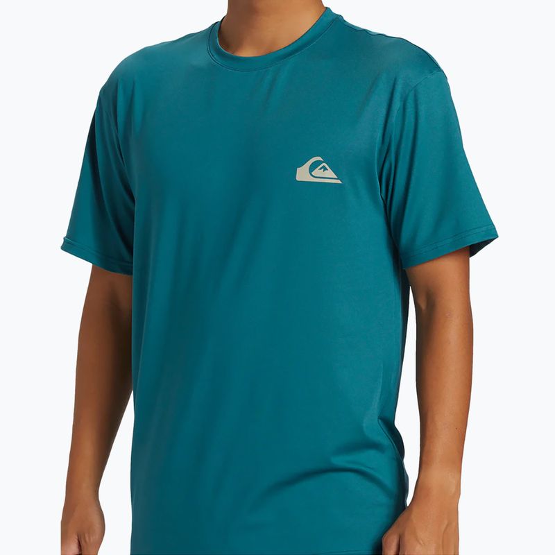 Чоловіча футболка для плавання Quiksilver Everyday Surf Tee колоніального синього кольору 4