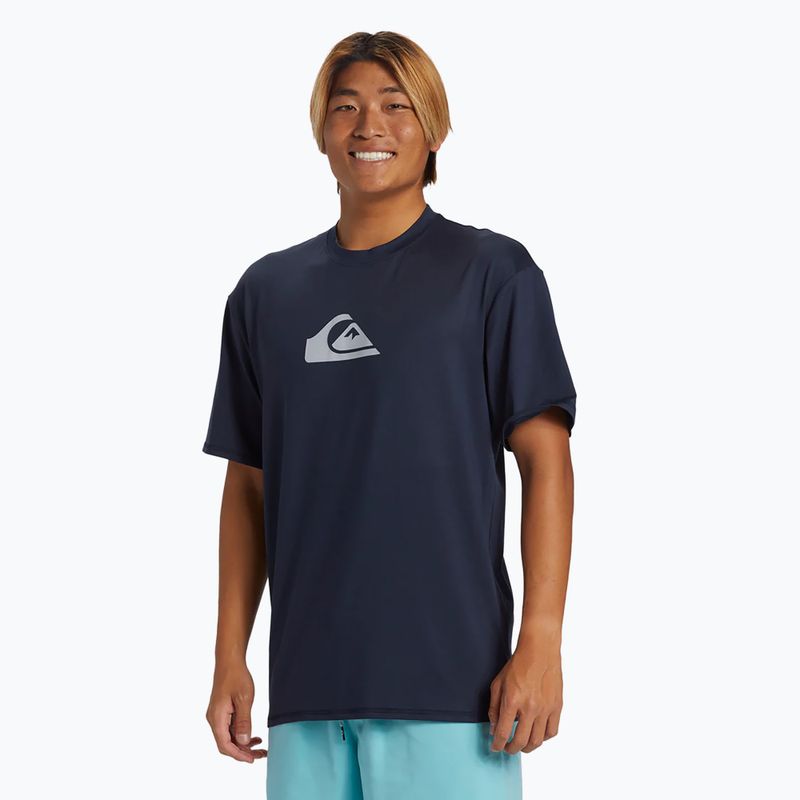 Чоловіча футболка для плавання Quiksilver Everyday Surf Tee темно-синього кольору 3