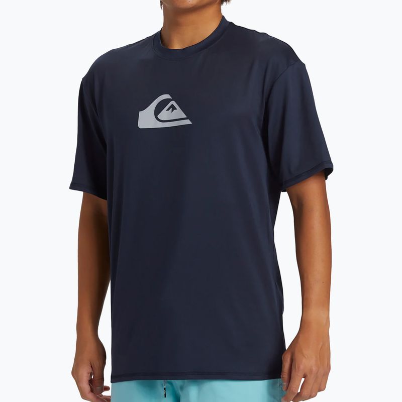 Чоловіча футболка для плавання Quiksilver Everyday Surf Tee темно-синього кольору 4