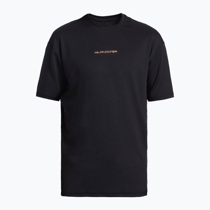 Дитяча футболка для плавання Quiksilver Everyday Surf Tee чорно-біла 5