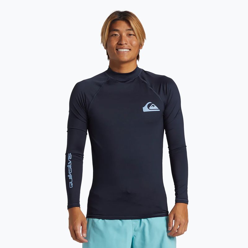 Чоловічий лонгслів для плавання Quiksilver Everyday UPF50 темно-синій