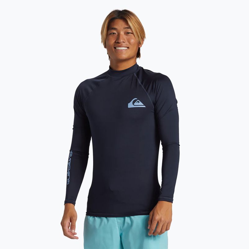 Чоловічий лонгслів для плавання Quiksilver Everyday UPF50 темно-синій 2
