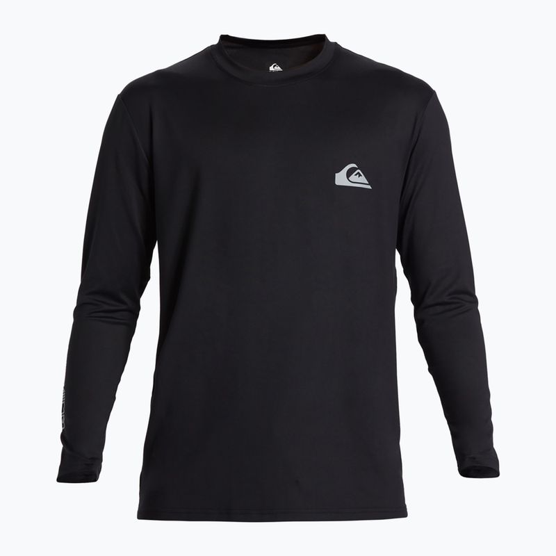 Чоловічий лонгслів для плавання Quiksilver Everyday Surf Tee чорний 4