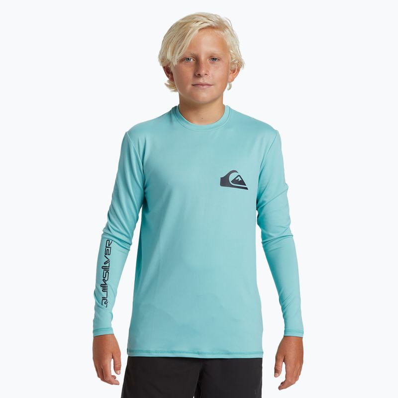 Дитячий лонгслів для плавання Quiksilver Surf Tee морський синій