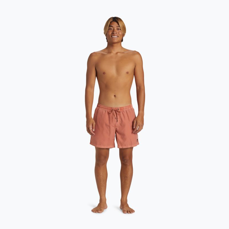 Шорти для плавання чоловічі Quiksilver Everyday Surfwash Volley 15 canyon clay 4