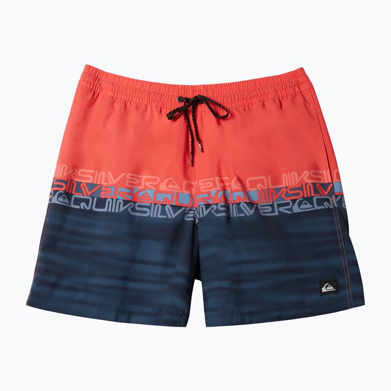 Шорти для плавання чоловічі Quiksilver Everyday Wordblock Volley 17 cayenne