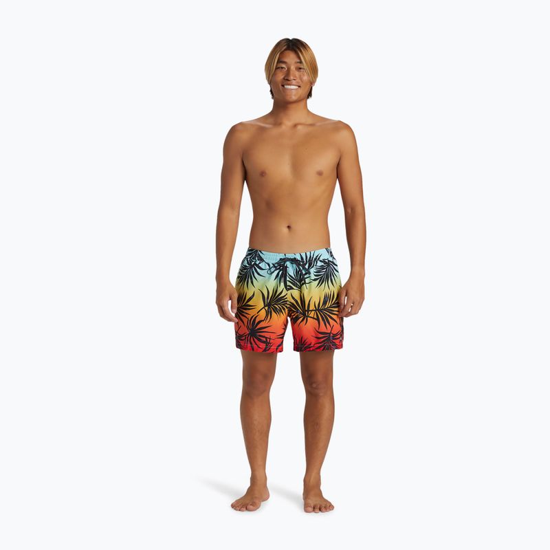 Чоловічі плавальні шорти Quiksilver Everyday Mix Wolley 15 з високим ризиком червоного кольору 4