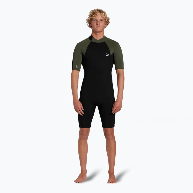 Гідрокостюм чоловічий Billabong 2 мм Foil Back Zip Spring moss 2