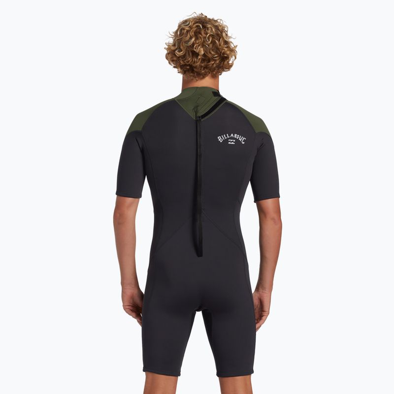 Гідрокостюм чоловічий Billabong 2 мм Foil Back Zip Spring moss 3